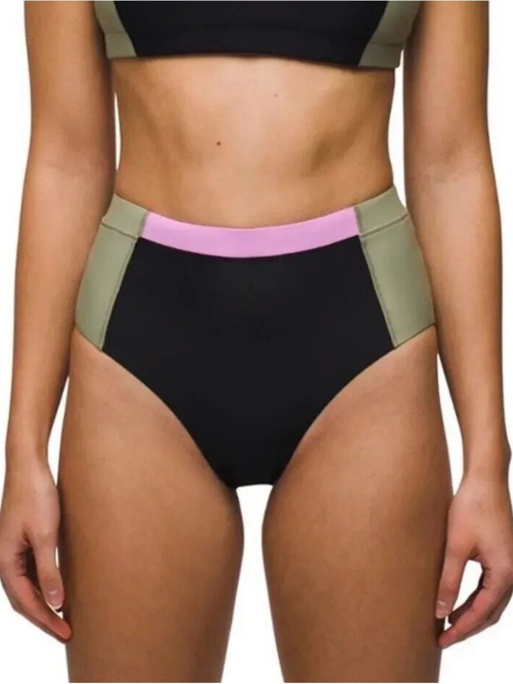 Prana NEW STYLE Baja Bound Bottoms. Black Color Block.